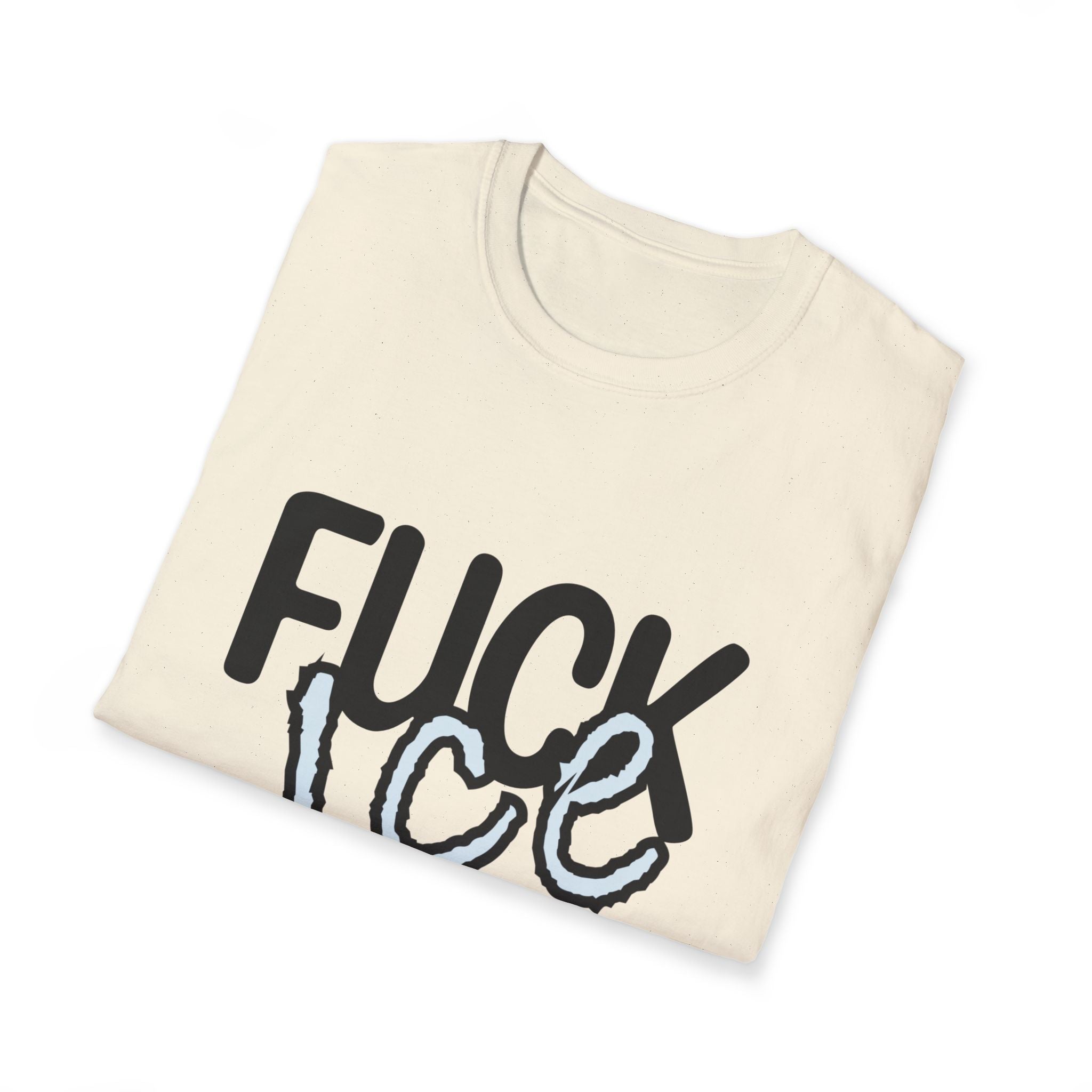 "Fuck Ice" Bold Script Tee