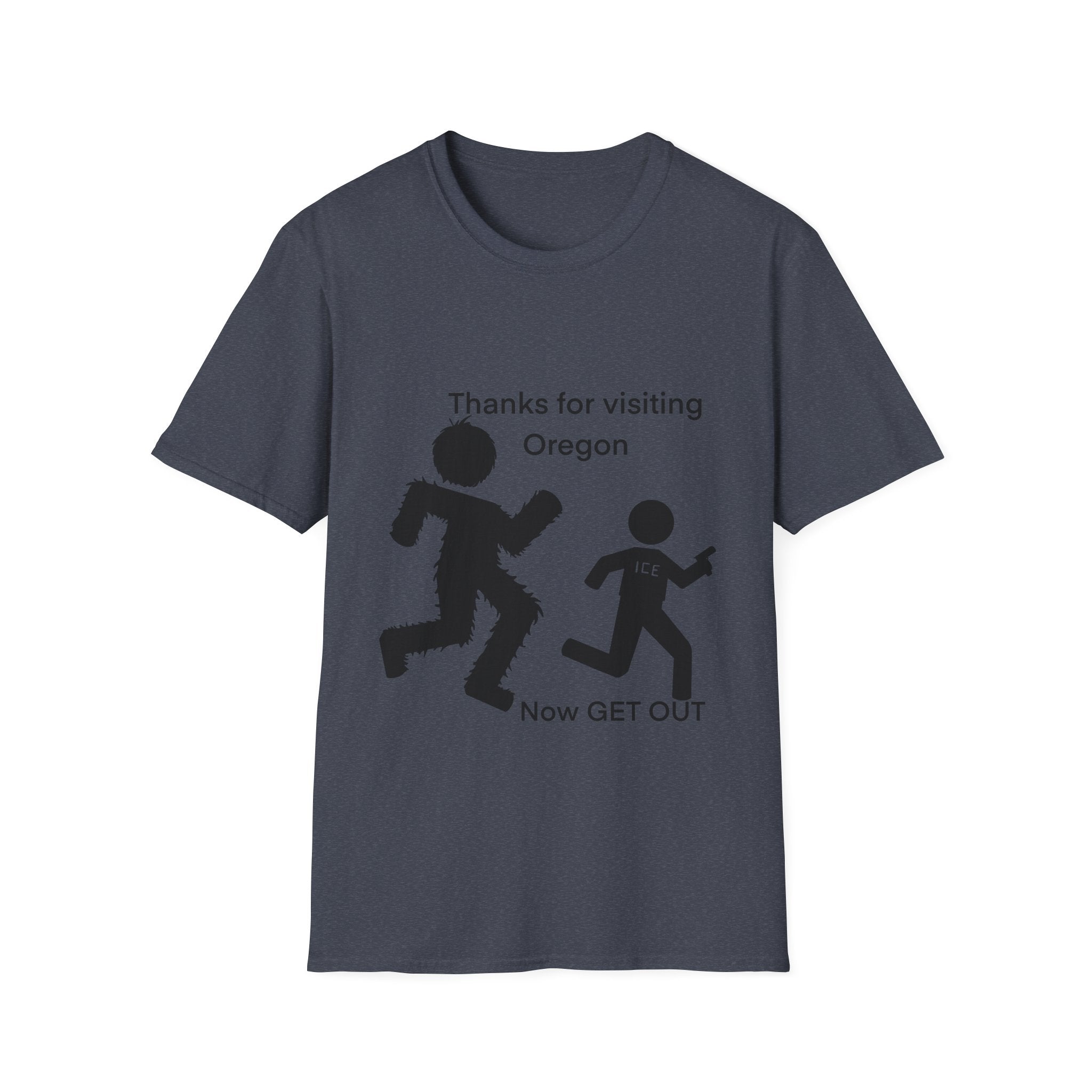 Bigfoot Chasing ICE Oregon Tshirt