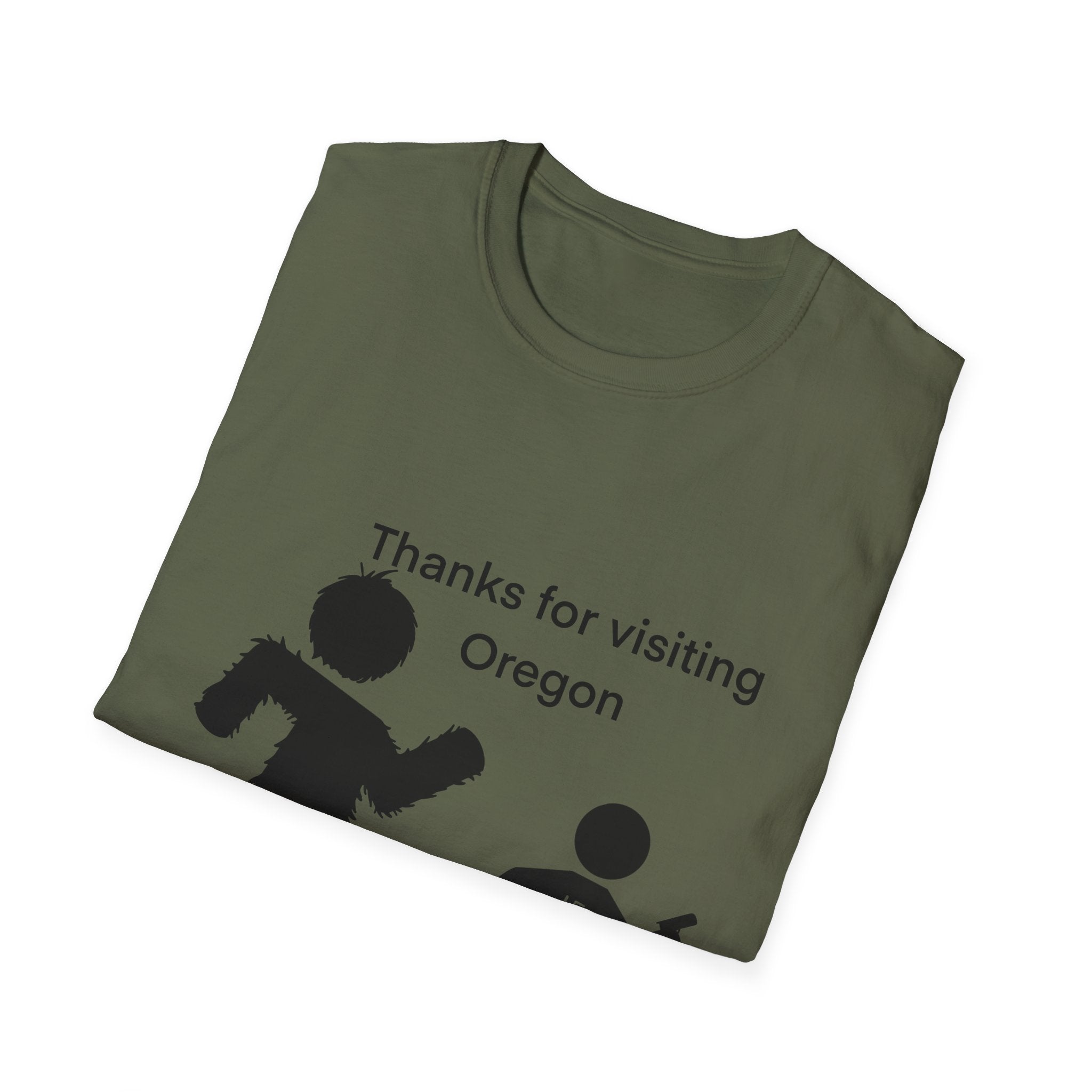 Bigfoot Chasing ICE Oregon Tshirt