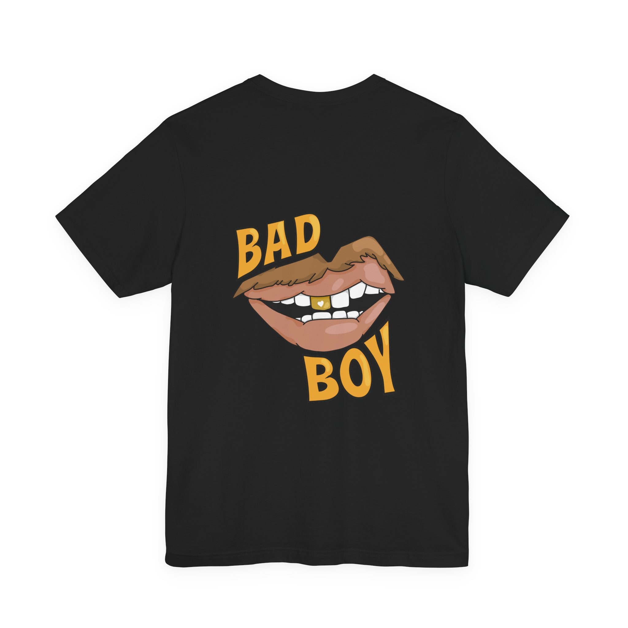 Bad Boy Graphic Tee — Retro Lip Mouth Design