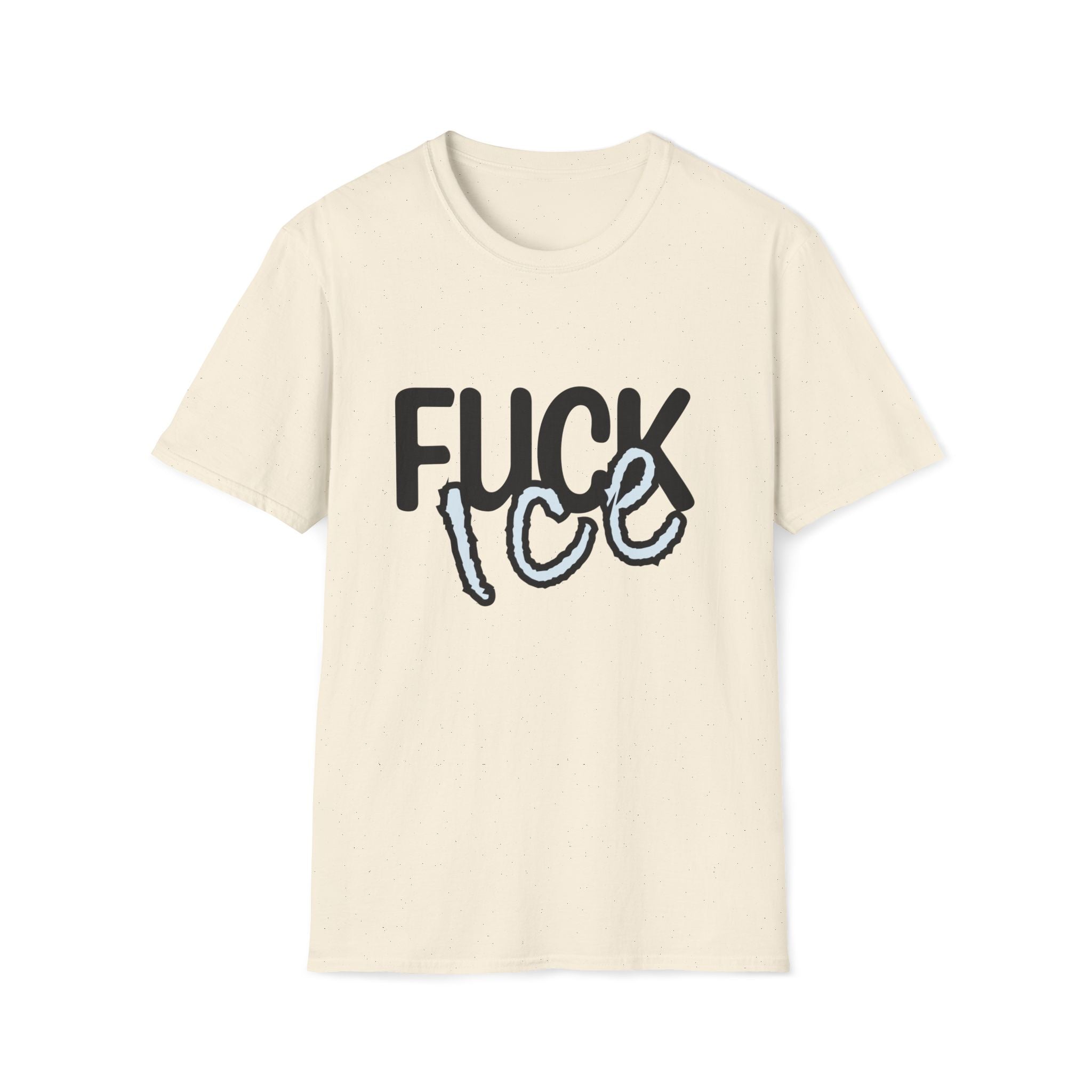 "Fuck Ice" Bold Script Tee