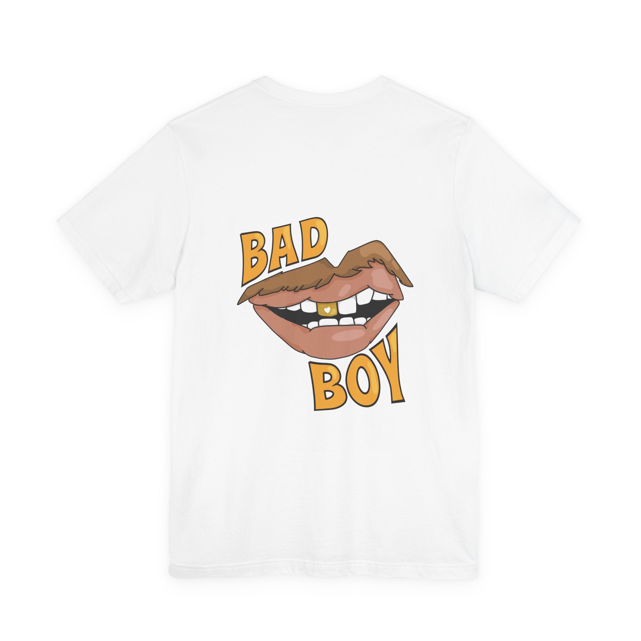 Bad Boy Graphic Tee — Retro Lip Mouth Design
