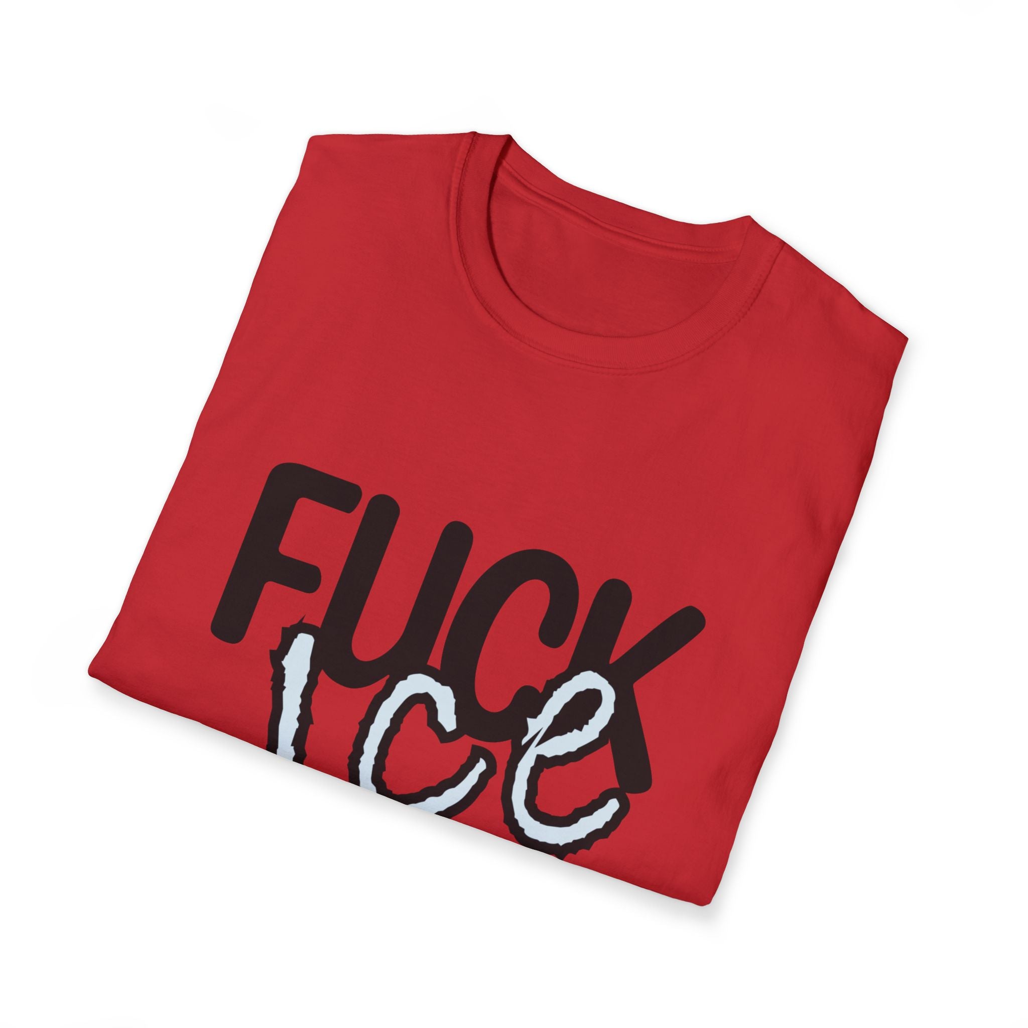 "Fuck Ice" Bold Script Tee