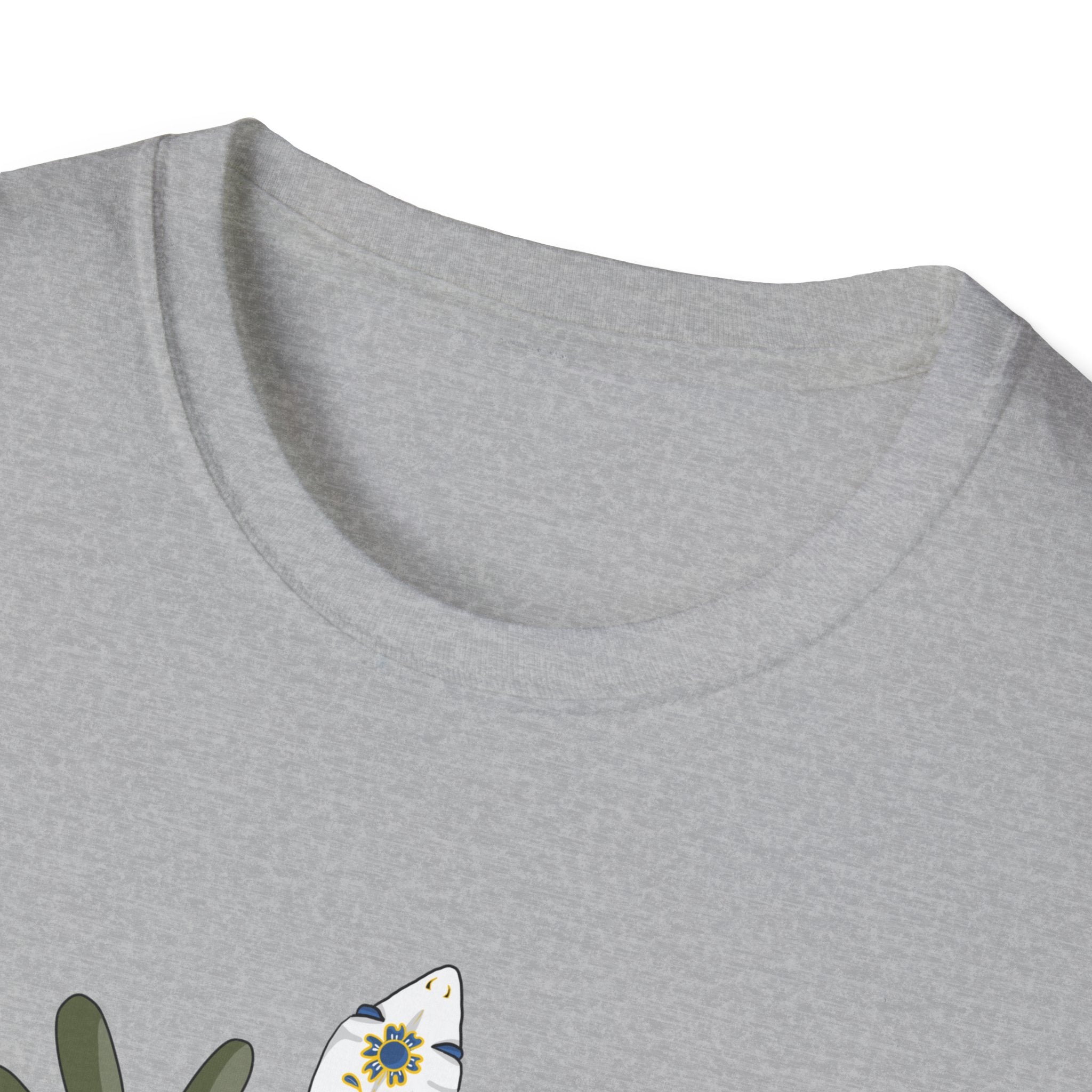 Floral Snake Graphic T-Shirt — Botanical Serpent Tee