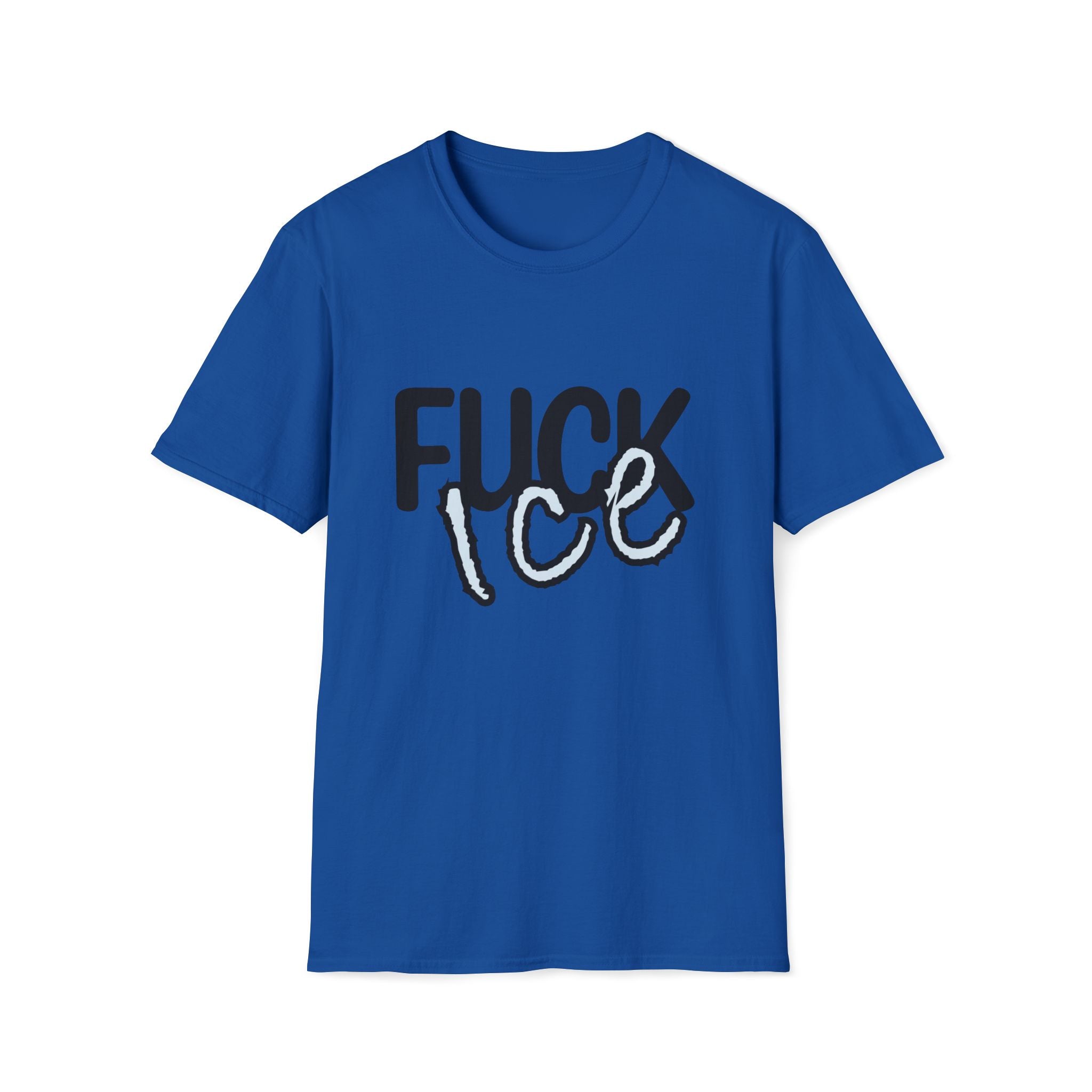 "Fuck Ice" Bold Script Tee