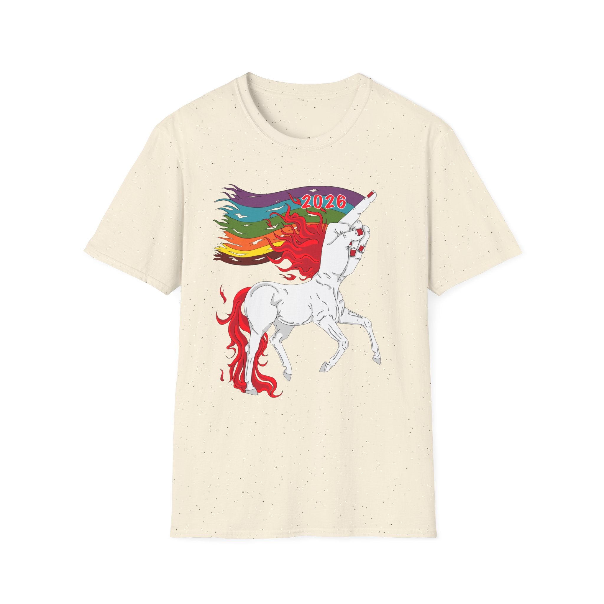 2026 Fire Horse Funny Pride Flag