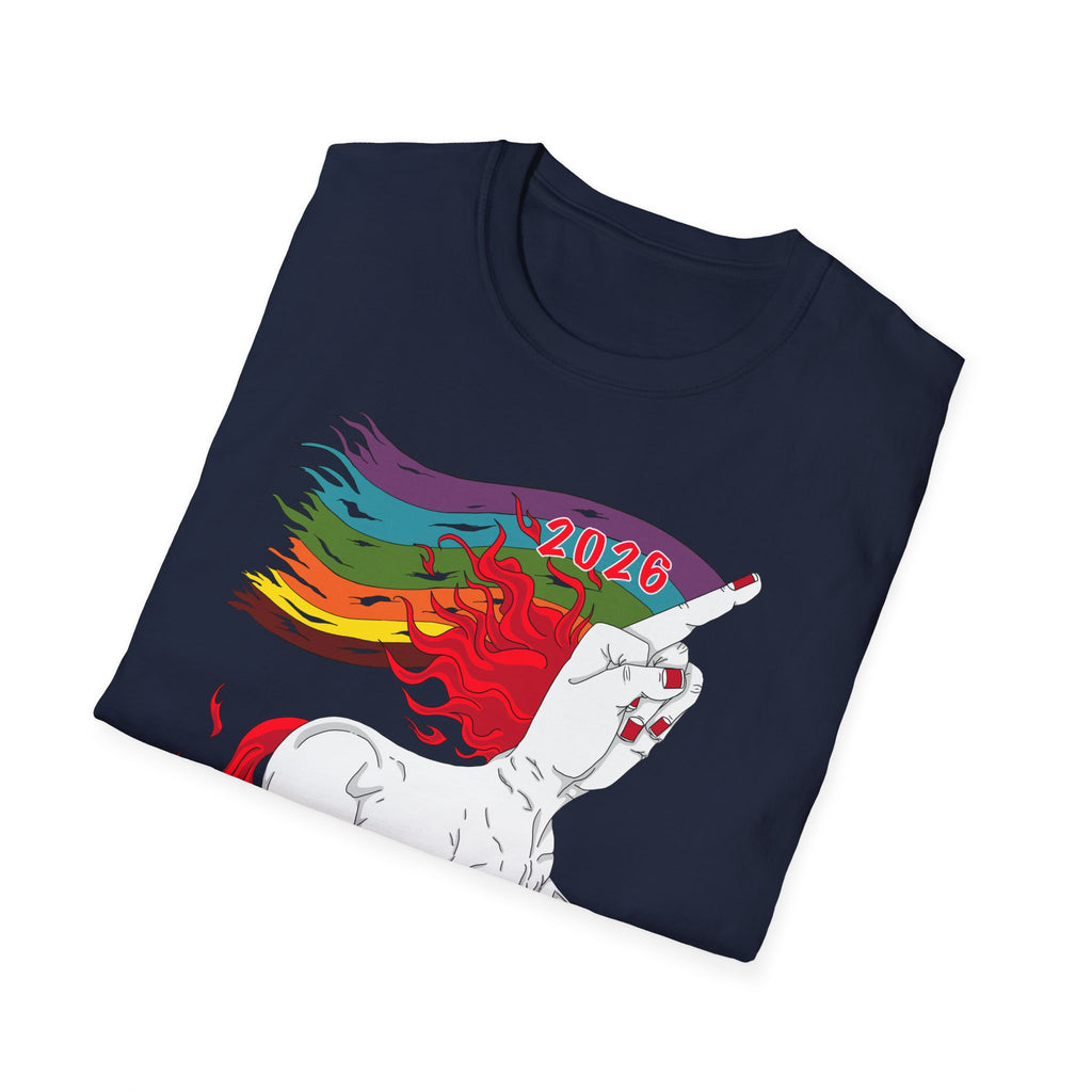 2026 Fire Horse Funny Pride Flag