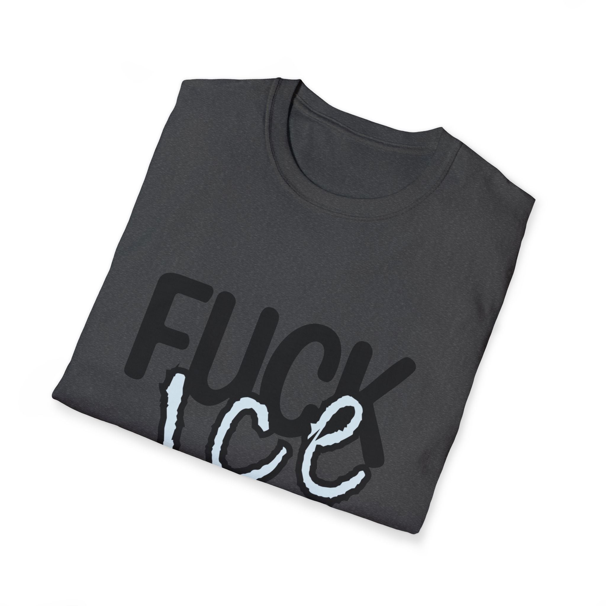 "Fuck Ice" Bold Script Tee