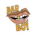 Bad Boy Lip Sticker — Kiss‑Cut Decorative Decal for Laptops, Water Bottles & Skateboards