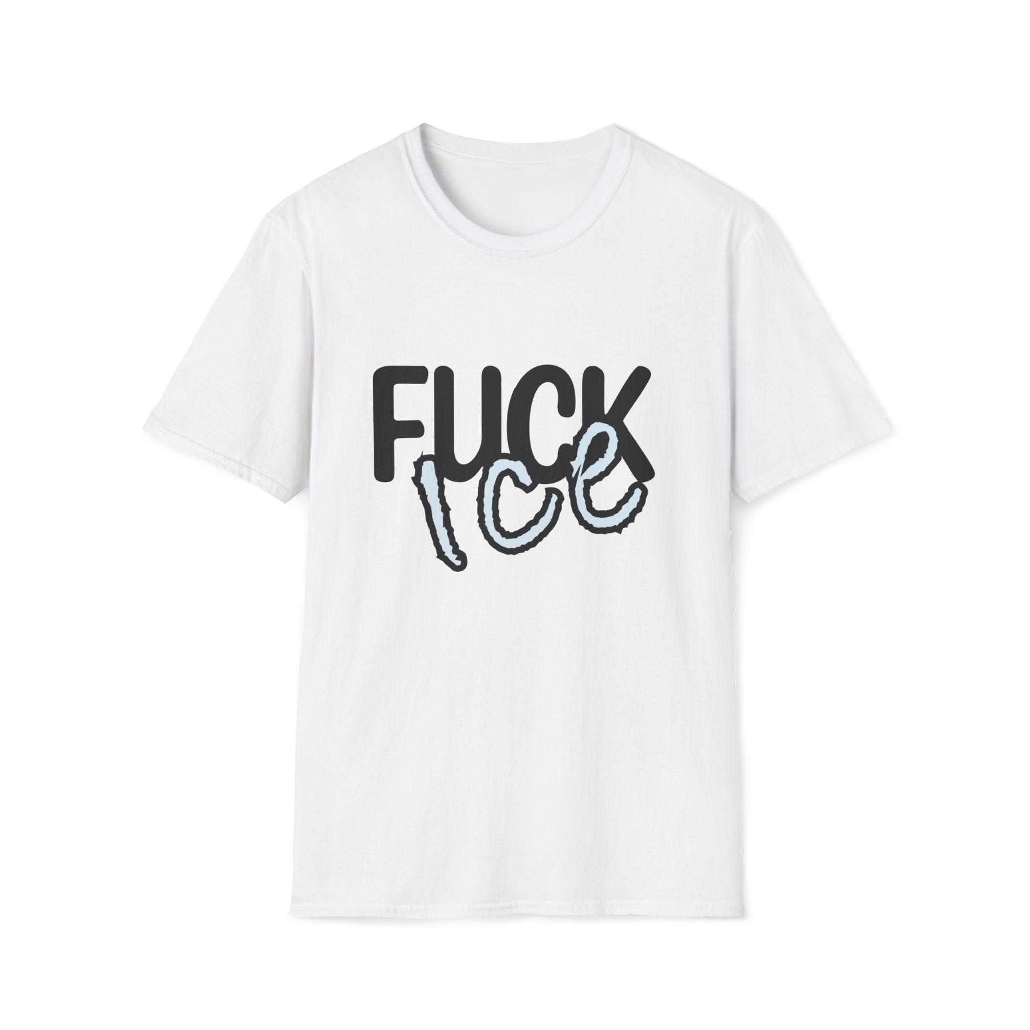 "Fuck Ice" Bold Script Tee