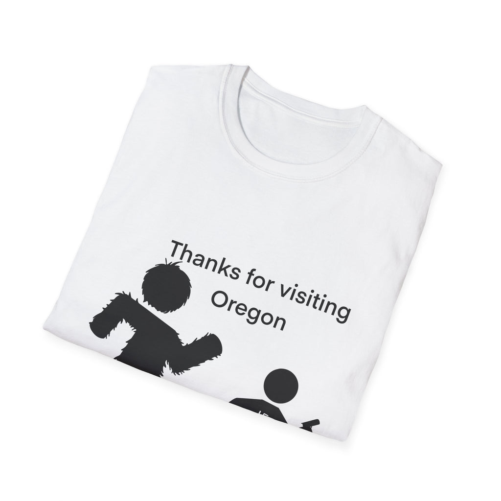 Bigfoot Chasing ICE Oregon Tshirt