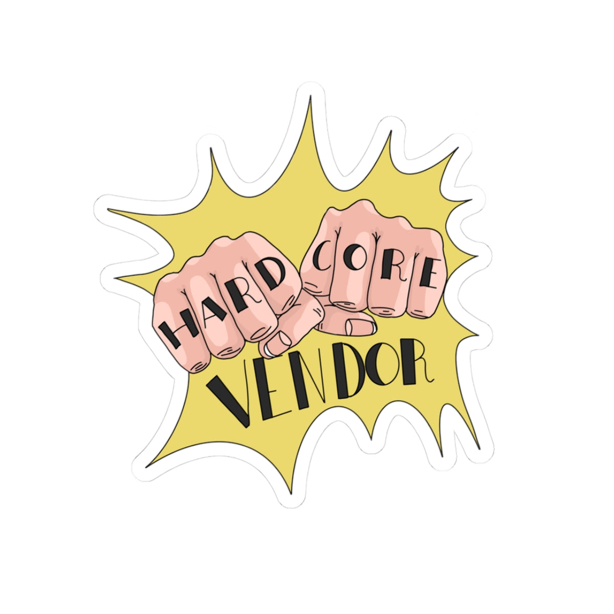 Vendor Flash Art Sticker Pack — Kiss-Cut Market Vendor Decals