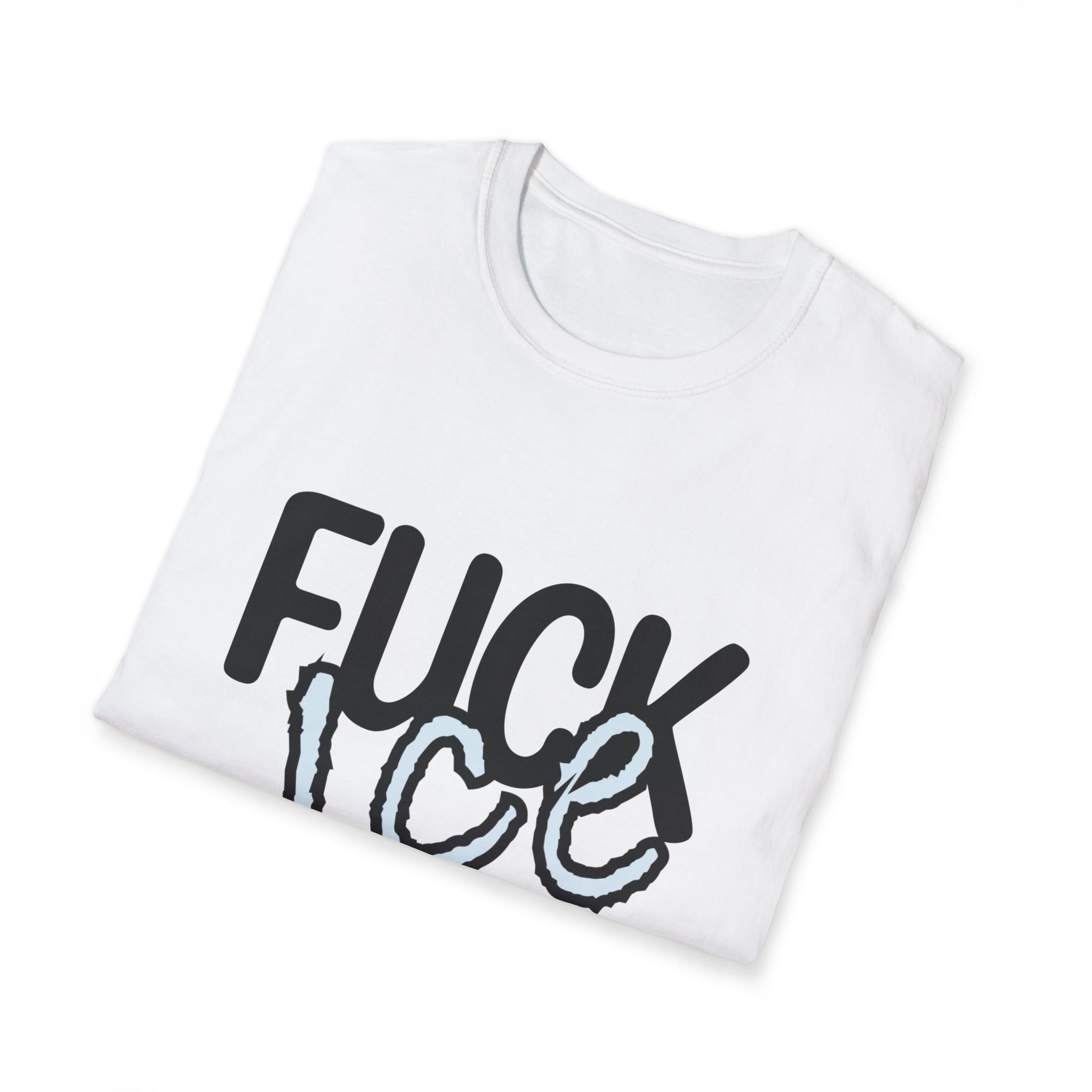 "Fuck Ice" Bold Script Tee