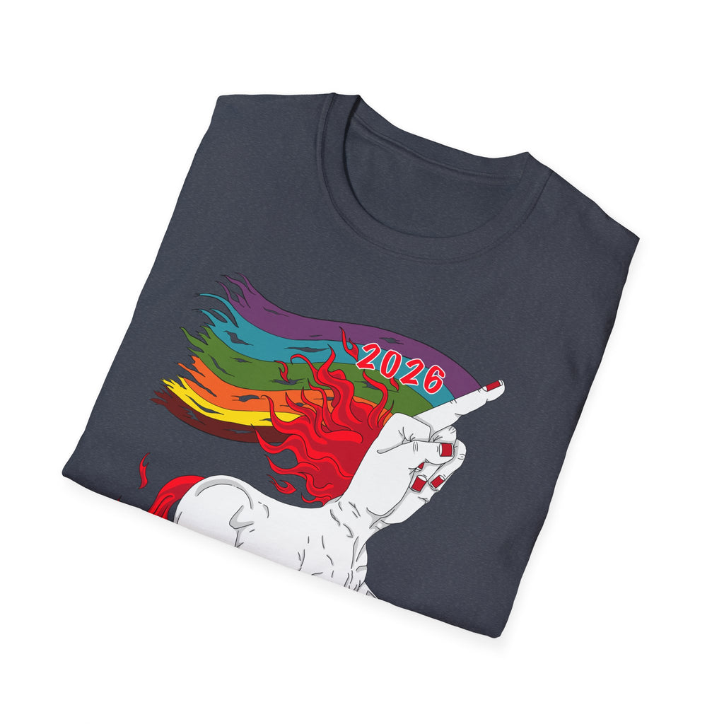 2026 Fire Horse Funny Pride Flag