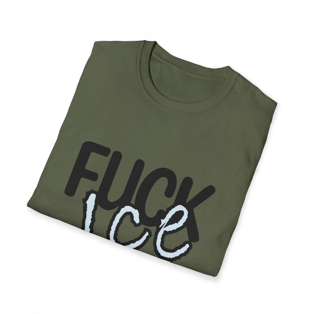 "Fuck Ice" Bold Script Tee