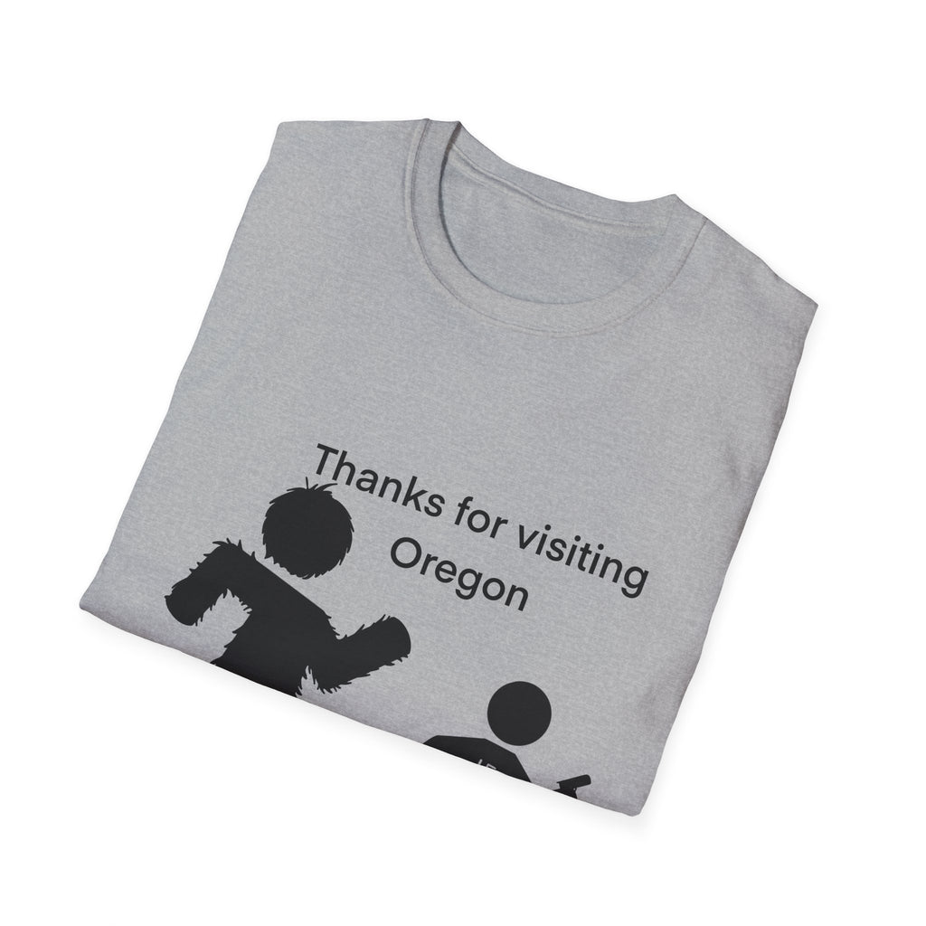 Bigfoot Chasing ICE Oregon Tshirt