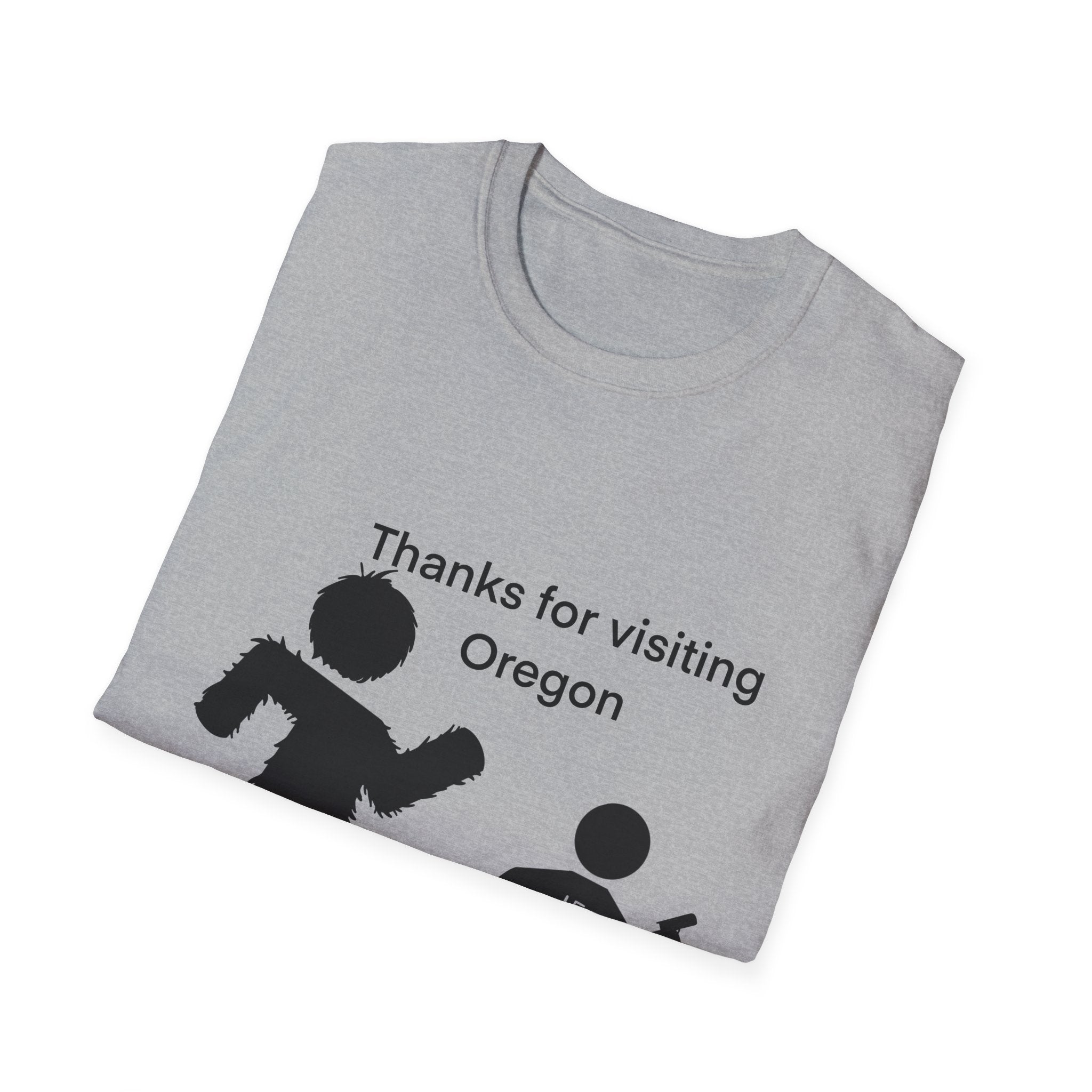 Bigfoot Chasing ICE Oregon Tshirt