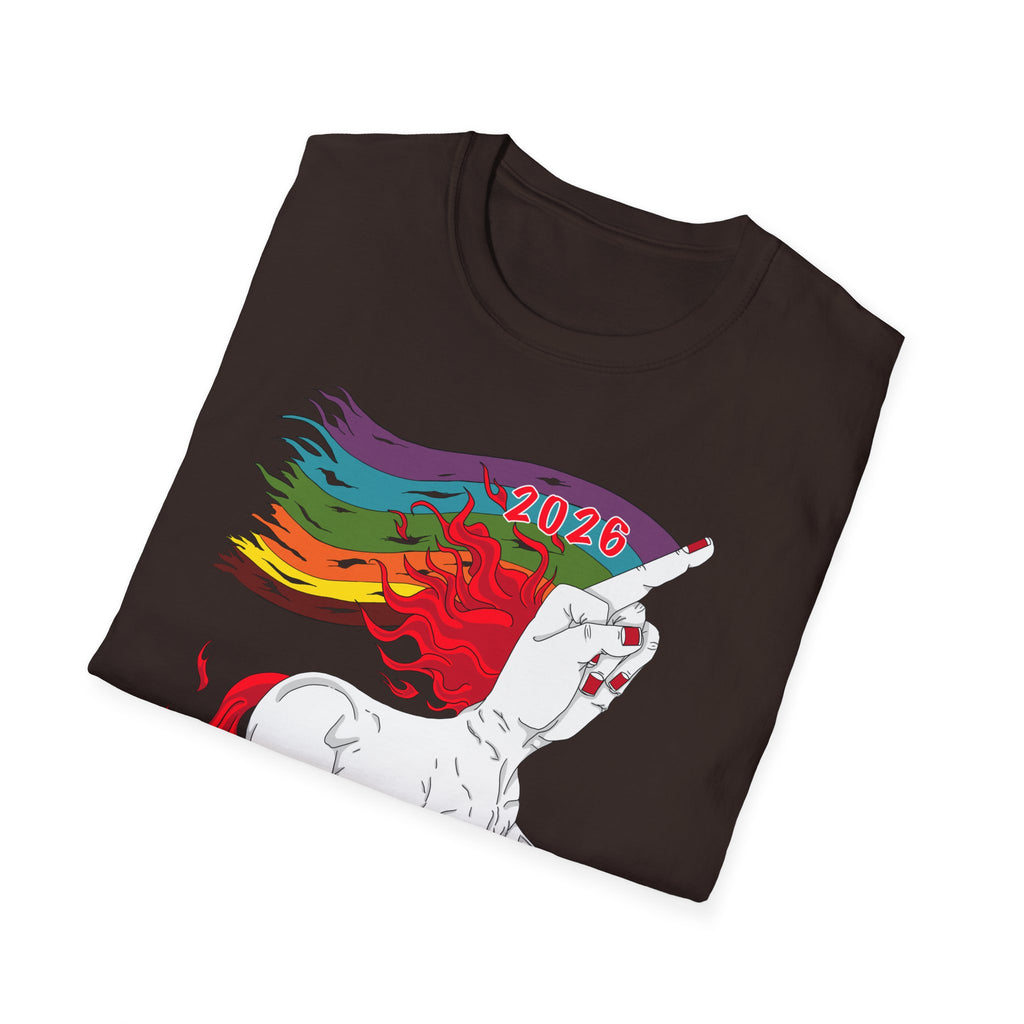 2026 Fire Horse Funny Pride Flag