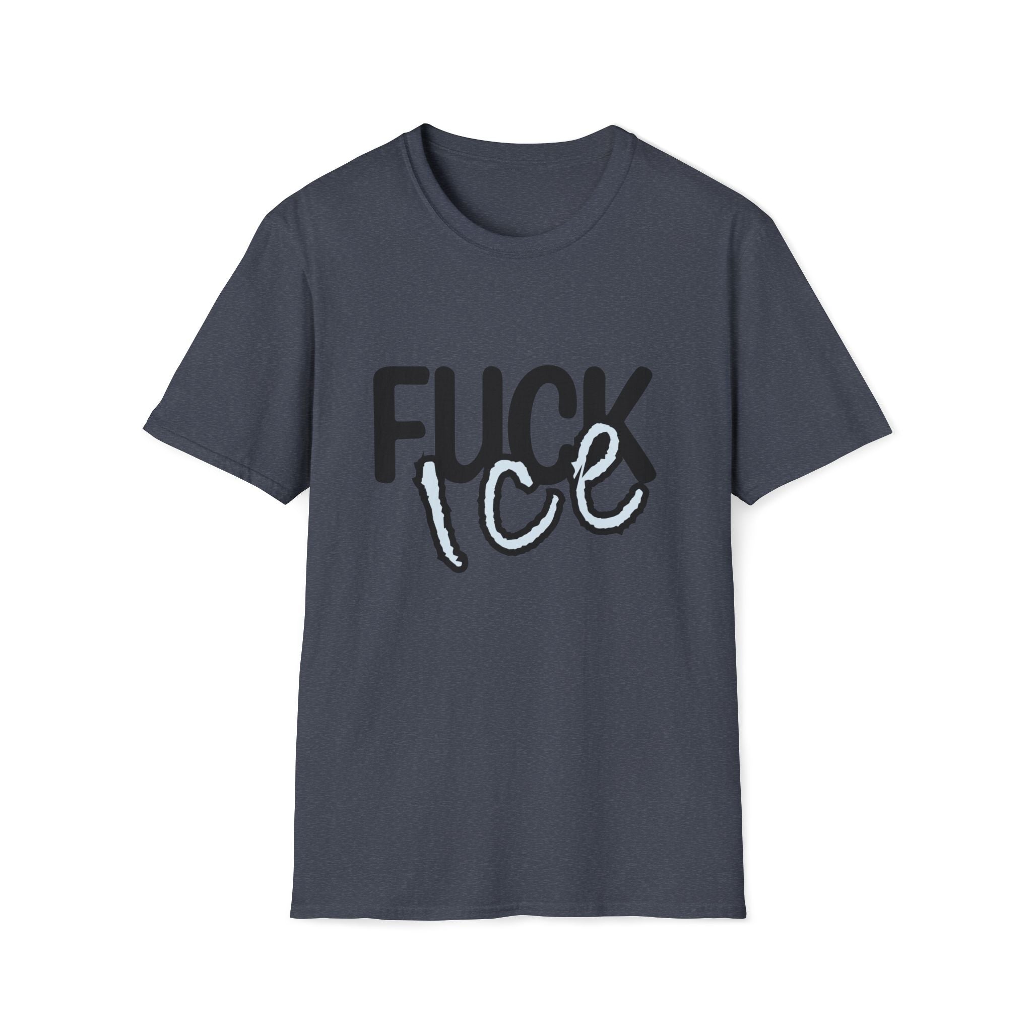 "Fuck Ice" Bold Script Tee