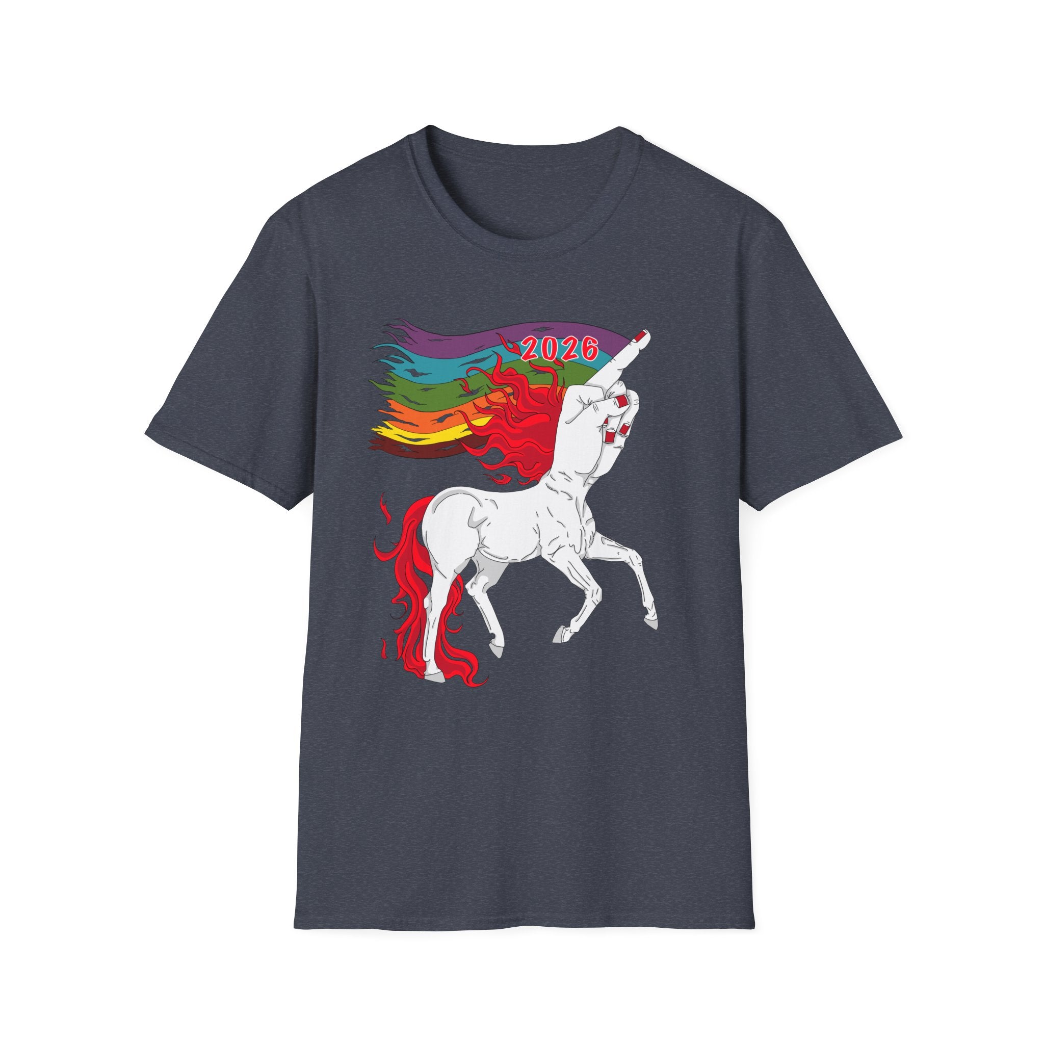 2026 Fire Horse Funny Pride Flag