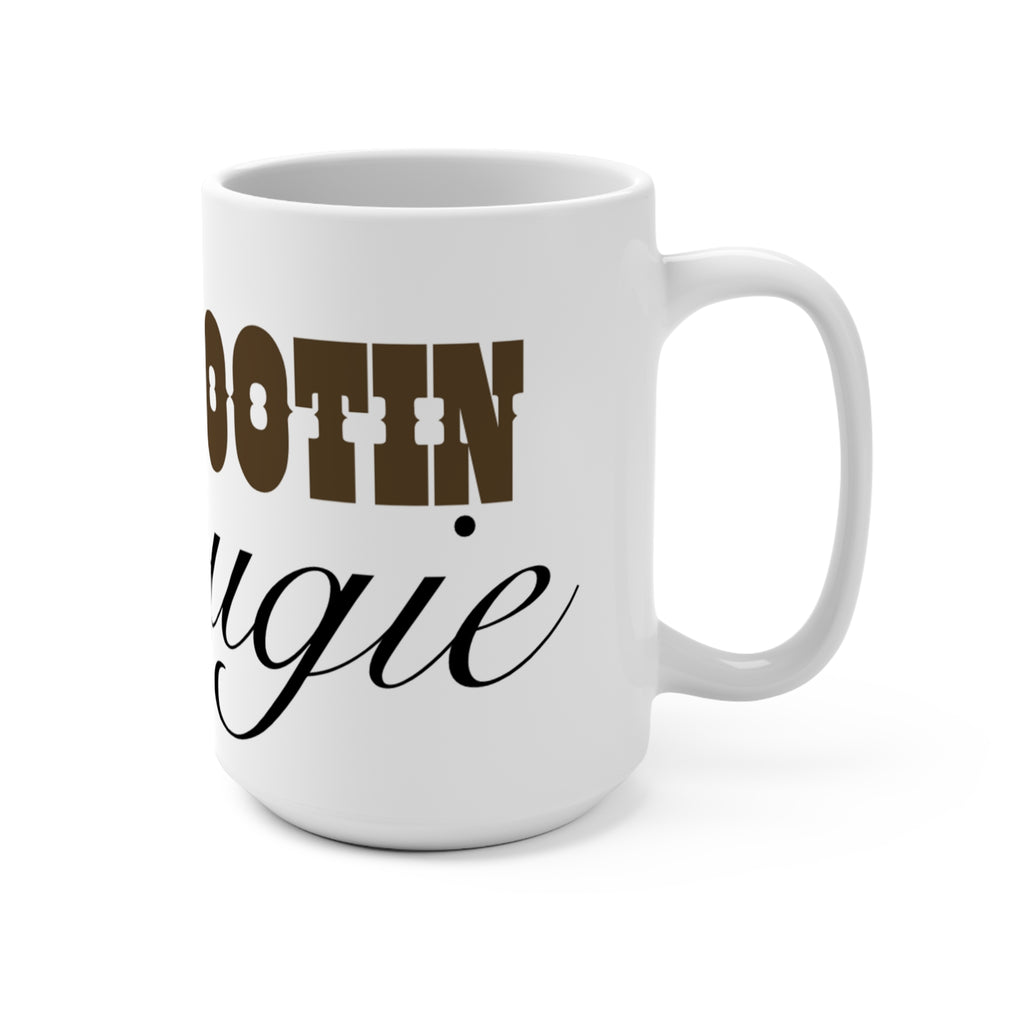 15oz Ceramic Mug — "Boot Scootin' Bougie" Funny Country Coffee Cup