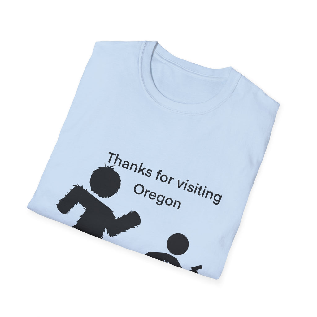 Bigfoot Chasing ICE Oregon Tshirt